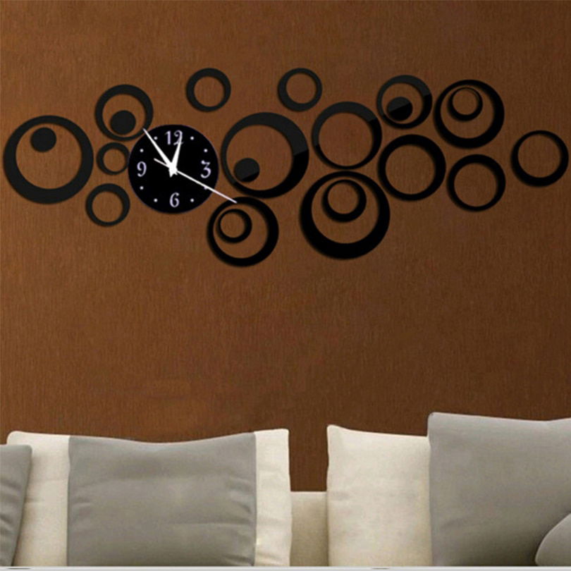 New Quartz circle mirror Wall Clocks Europe Design New Quartz circle mirror Wall Clocks Europe Design