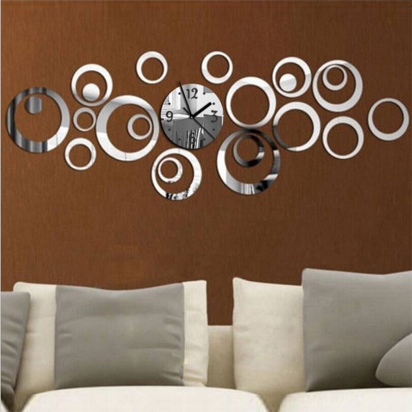 New Quartz circle mirror Wall Clocks Europe Design New Quartz circle mirror Wall Clocks Europe Design