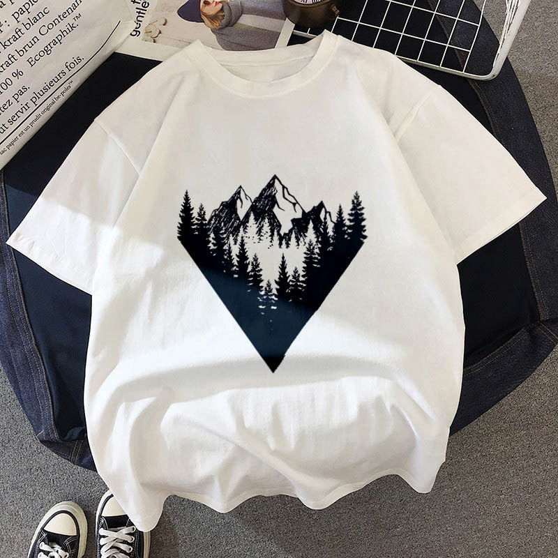 New Year gift 2020 T-shirt Dark forest Print letter New Year gift 2020 T-shirt Dark forest Print letter
