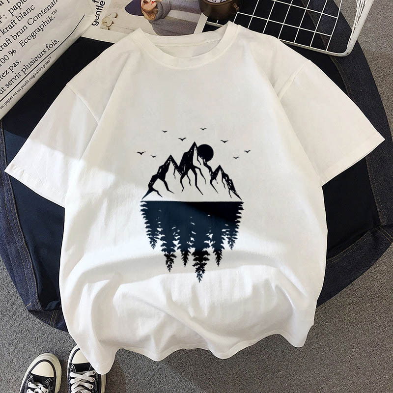 New Year gift 2020 T-shirt Dark forest Print letter New Year gift 2020 T-shirt Dark forest Print letter