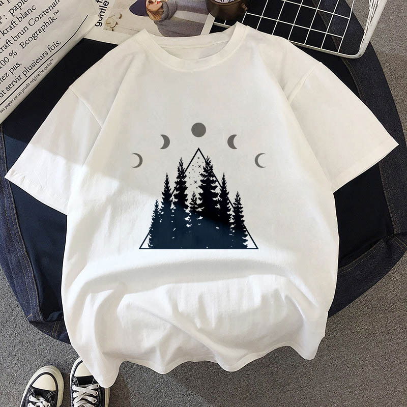 New Year gift 2020 T-shirt Dark forest Print letter New Year gift 2020 T-shirt Dark forest Print letter
