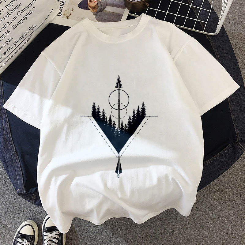 New Year gift 2020 T-shirt Dark forest Print letter New Year gift 2020 T-shirt Dark forest Print letter