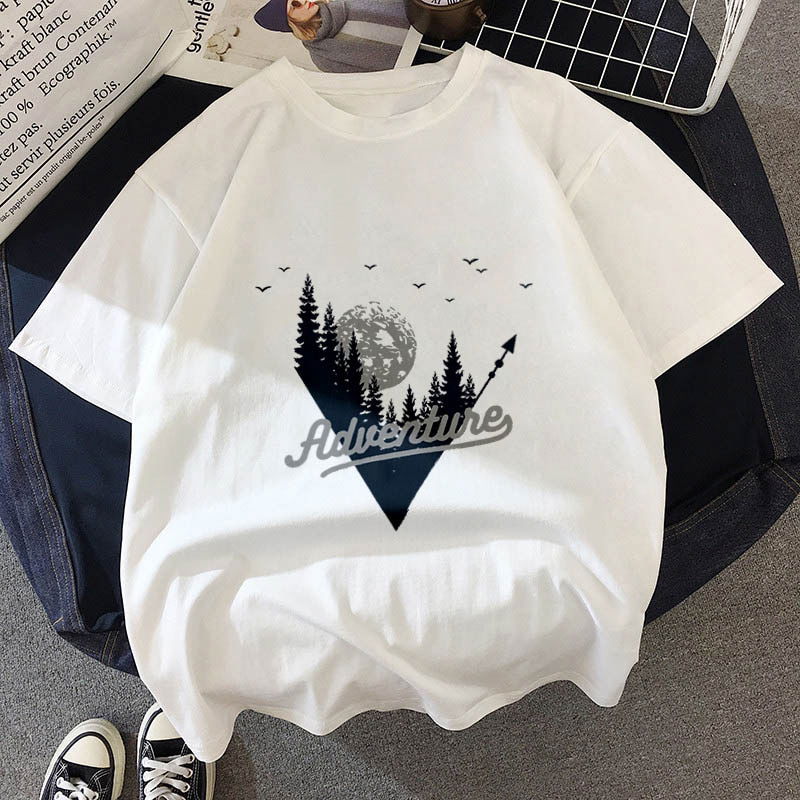 New Year gift 2020 T-shirt Dark forest Print letter New Year gift 2020 T-shirt Dark forest Print letter