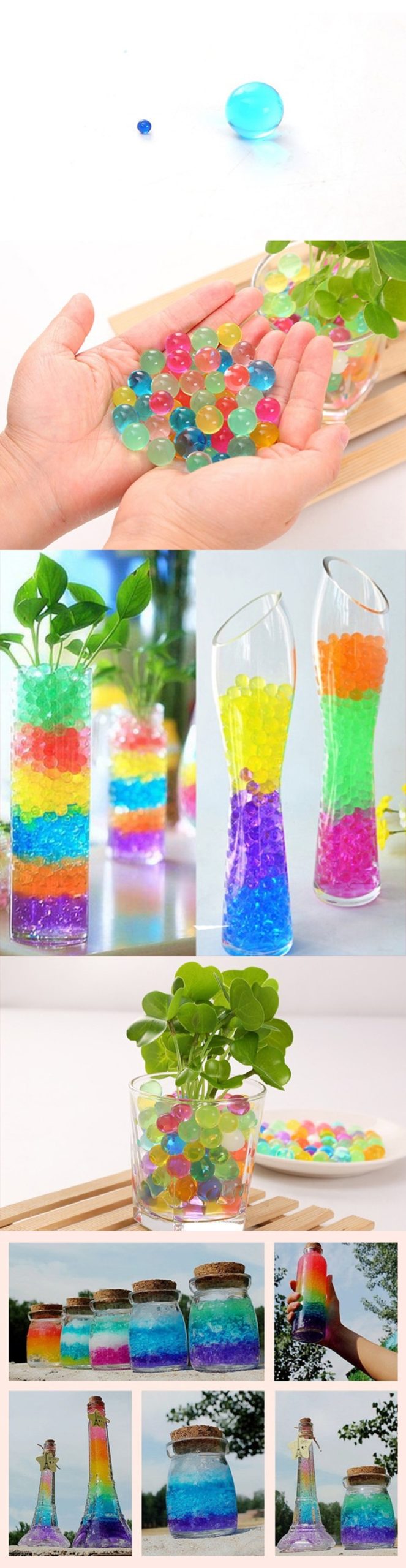 500pcs Colorful Pearl Gel Ball 500pcs Colorful Pearl Gel Ball