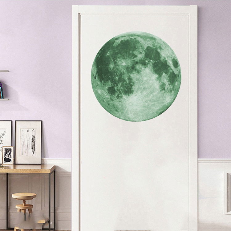 30cm Luminous Moon 3D Wall Sticker 30cm Luminous Moon 3D Wall Sticker