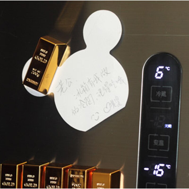Gold Brick Shape Refrigerator Magnets 1pc Gold Brick Shape Refrigerator Magnets 1pc