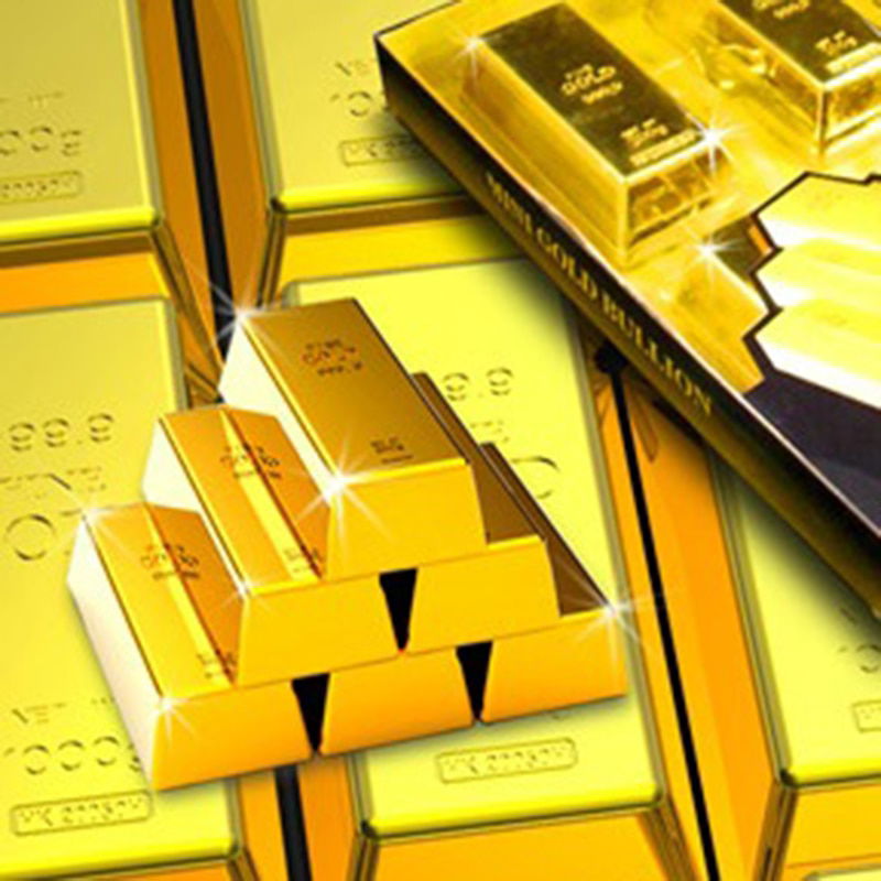Gold Brick Shape Refrigerator Magnets 1pc Gold Brick Shape Refrigerator Magnets 1pc
