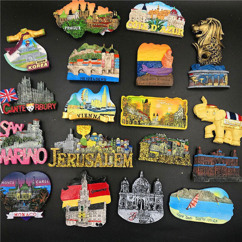 Handmade Fridge Magnet Travel Sticker Craft Handmade Fridge Magnet Travel Sticker Craft