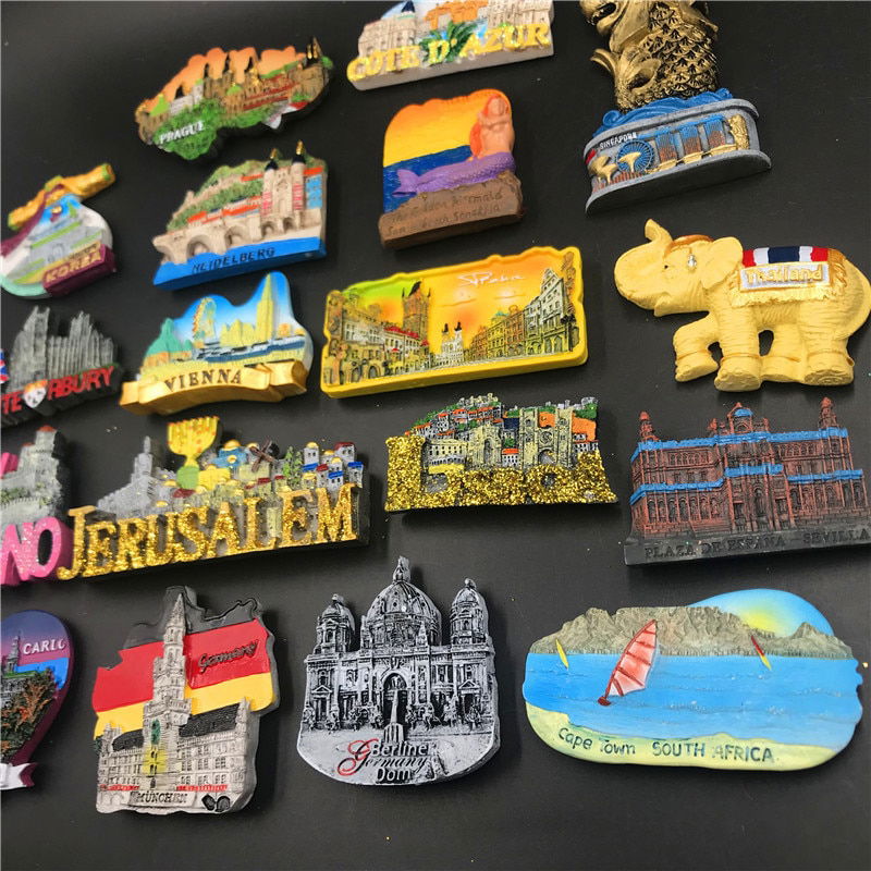 Handmade Fridge Magnet Travel Sticker Craft Handmade Fridge Magnet Travel Sticker Craft