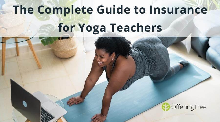 cover image of a woman doing virtual yoga