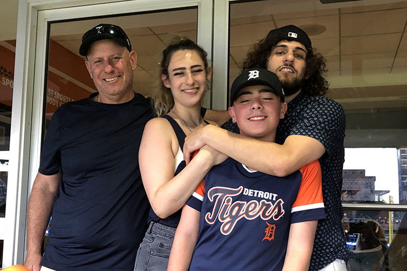 Sommers Schwartz Family Night at Comerica Park 47 IMG 3984