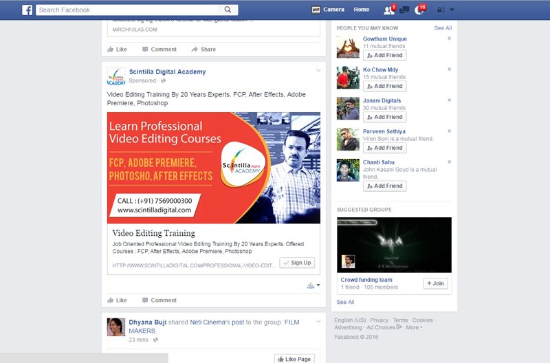 facebook campaign services in Hyderabad