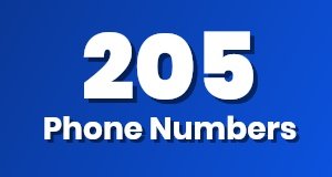 Get a 205 phone number today!