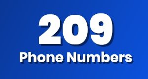 Get a 209 phone number today!