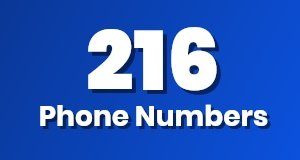 Get a 216 phone number today!