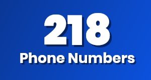 Get a 218 phone number today!