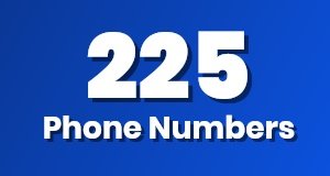 Get a 225 phone number today!