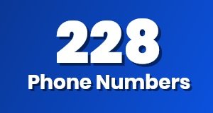 Get a 228 phone number today!