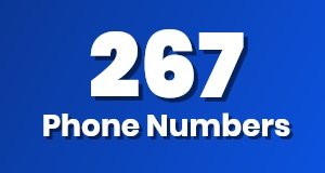 Get a 267 phone number today!