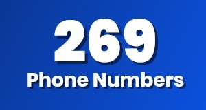 Get a 269 phone number today!