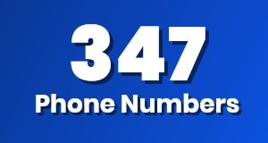 Get a 347 phone number today!