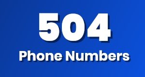 Get a 504 phone number today!
