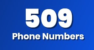 Get a 509 phone number today!