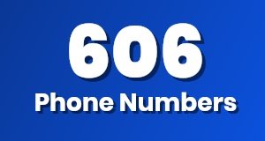 Get a 606 phone number today!