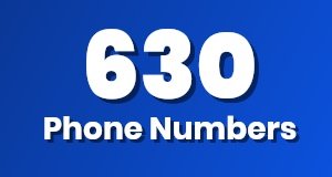 Get a 630 phone number today!