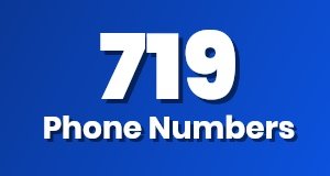 Get a 719 phone number today!