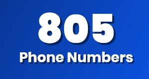 Get a 805 phone number today!