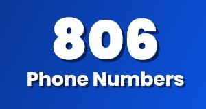 Get a 806 phone number today!