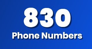 Get a 830 phone number today!