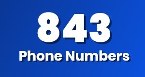 Get a 843 phone number today!
