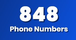 Get a 848 phone number today!