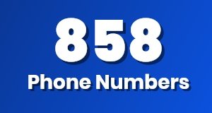 Get a 858 phone number today!