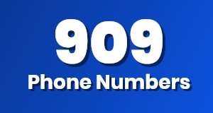 Get a 909 phone number today!