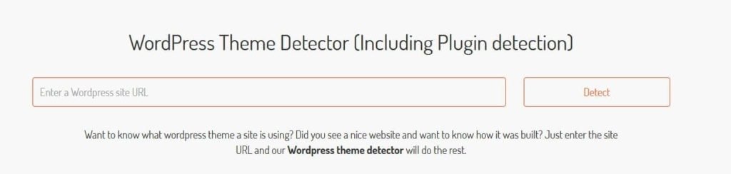 Scan WP WordPress Theme Detector