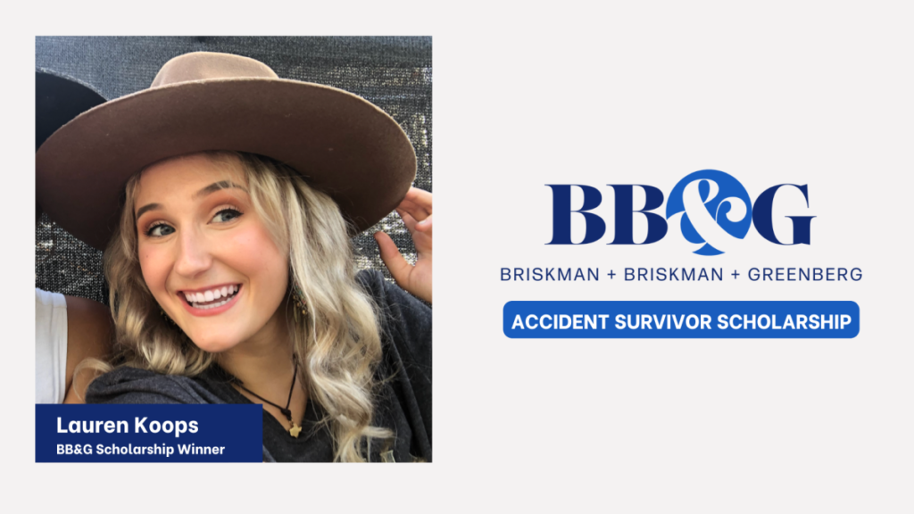 Briskman Briskman &amp; Greenberg Selects Pedestrian Accident Survivor to Receive their 2023 Accident Survivor Scholarship