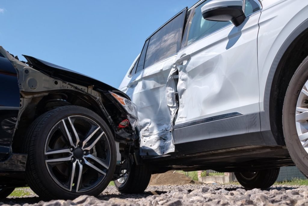 Mercedes-Benz lands upside down after hitting a parked car and two houses in St. George - St. George News