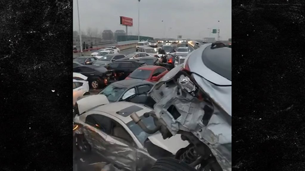 100-Car Pileup in China Caused by Icy Roads, Everyone Still Alive - TMZ