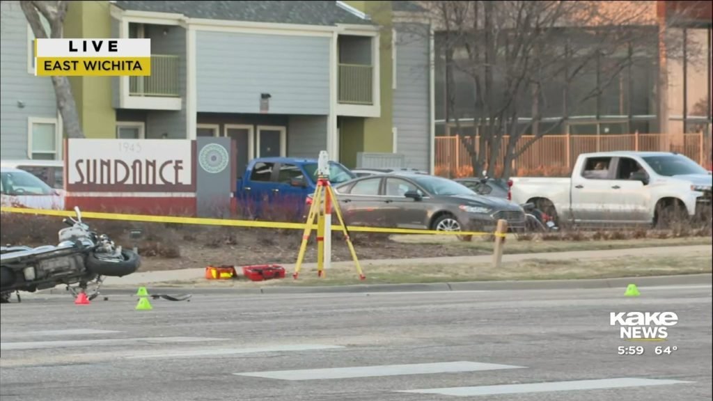 Man dies after motorcycle and minivan collide in northeast Wichita - KAKE