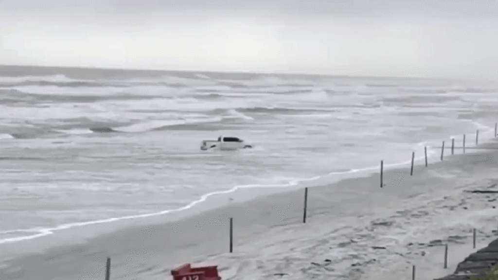Dudes Rock: Florida Man Drives Truck Into Ocean To See If It Can Surf - Jalopnik