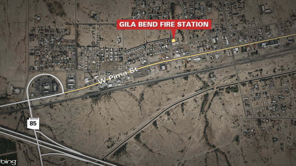 Gila Bend firefighter injured after fire truck falls on him during maintenance work - FOX 10 News Phoenix