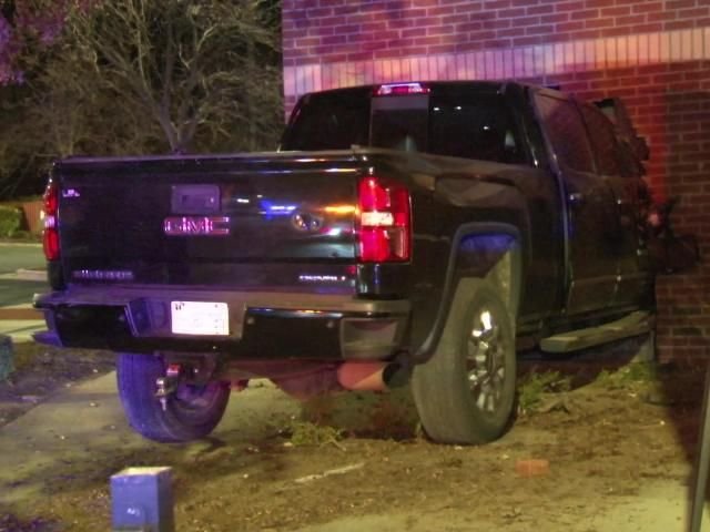 Truck crashes into bank Monday night in Raleigh - WRAL News
