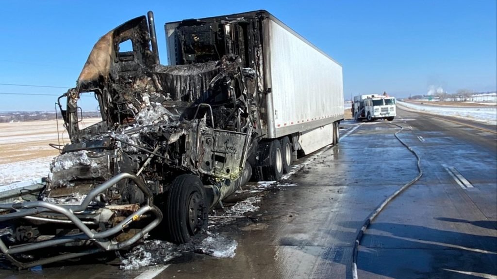 I-76 reopens after hit-and-run, truck fire - 9News.com KUSA
