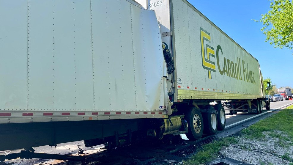 Deadly collision involving box and semi-truck halts traffic in Okeechobee - WPEC