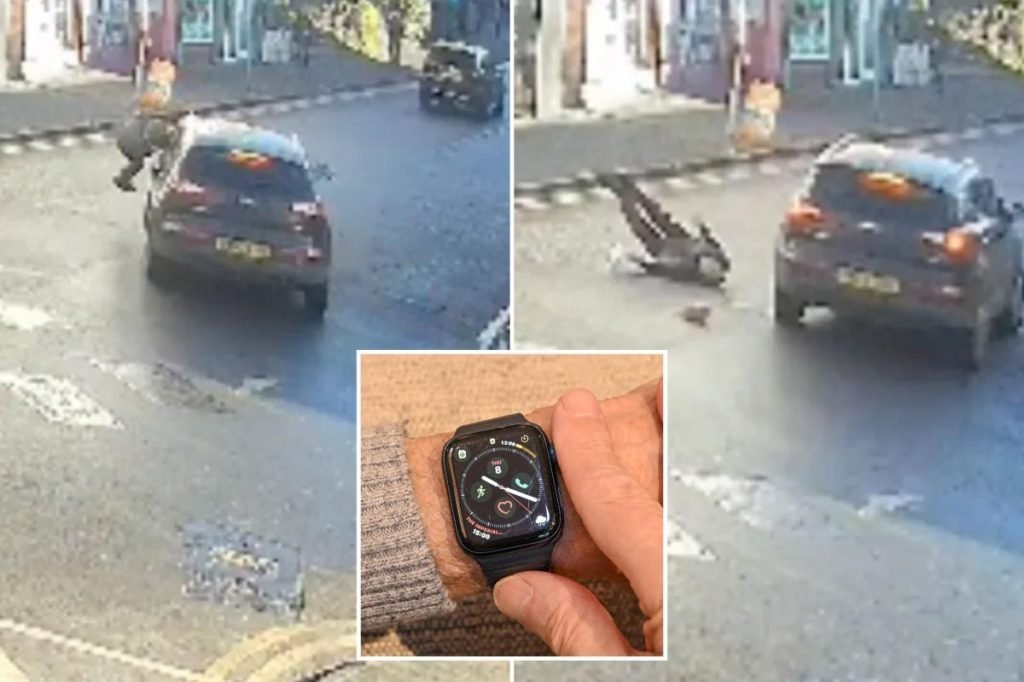 British great-grandfather, 82, survives being run over by car after Apple Watch calls for help - New York Post