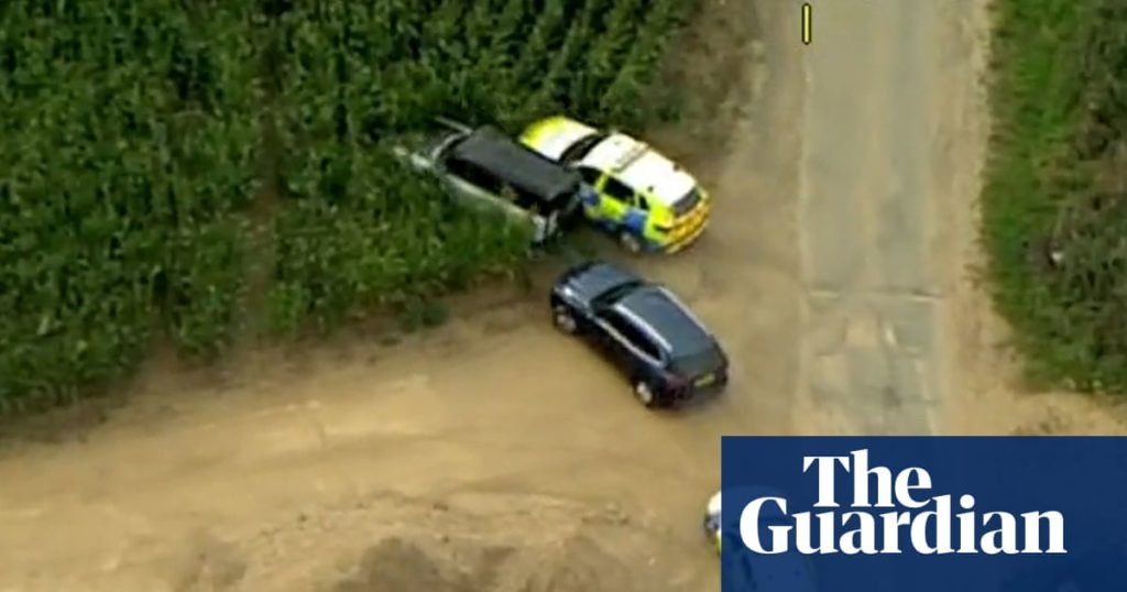 Car filmed ploughing through field before fatal collision in Norfolk - The Guardian