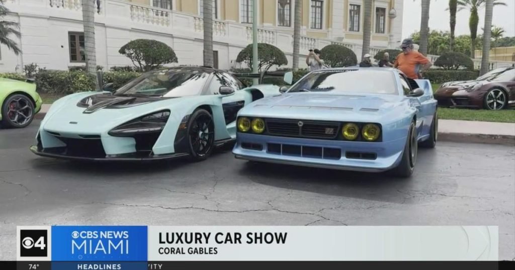 Luxury car show at the Biltmore Hotel - CBS News